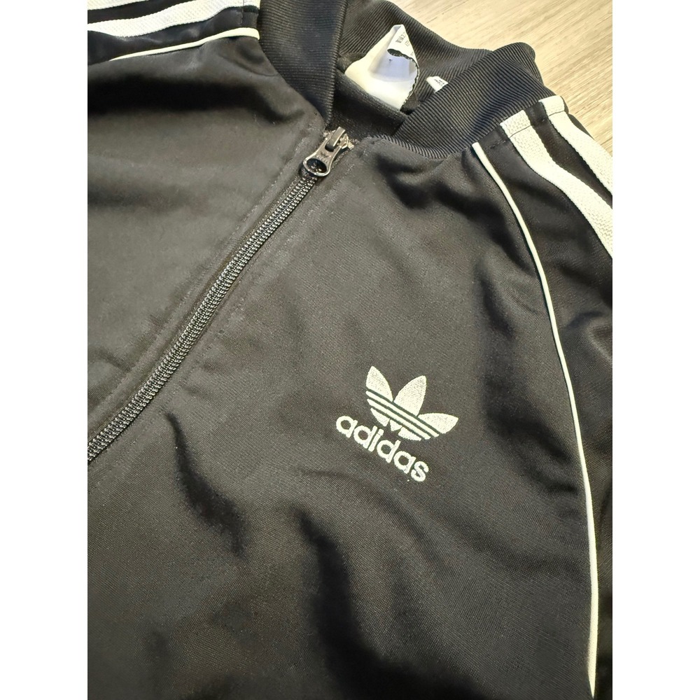 Adidas Originals Boys Primeblue SST Track Jacket Black White 11-12Y M GN8451 - Picture 7 of 11